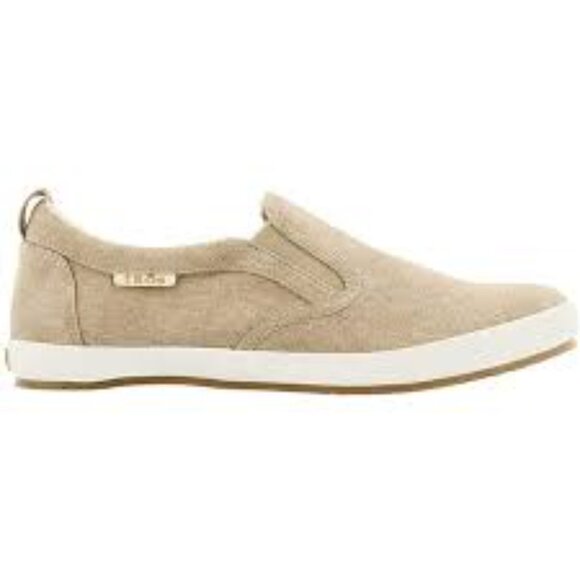 Täos Footwear 'Dandy DND' Slip On Sneakers in Khaki Wash Canvas - Picture 13 of 16
